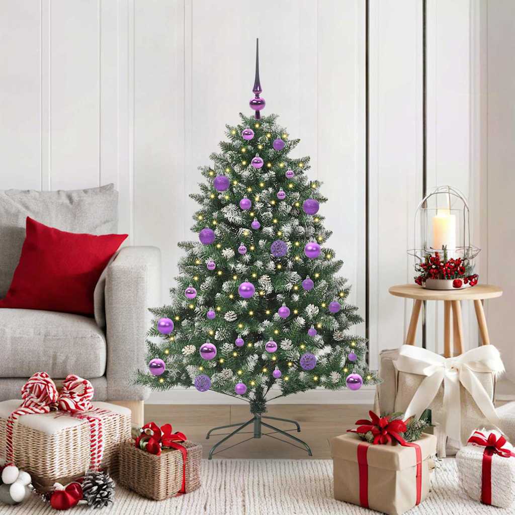 Artificial Christmas Tree with 150 LEDs Green 85 x 85 x 120 cm